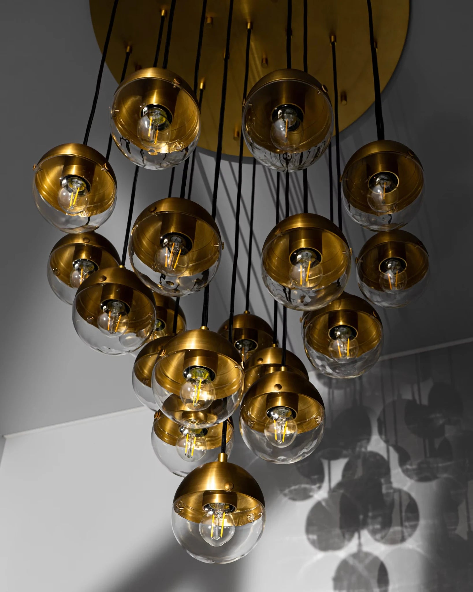 Molecule Cluster 19 Transparent Suspensions
