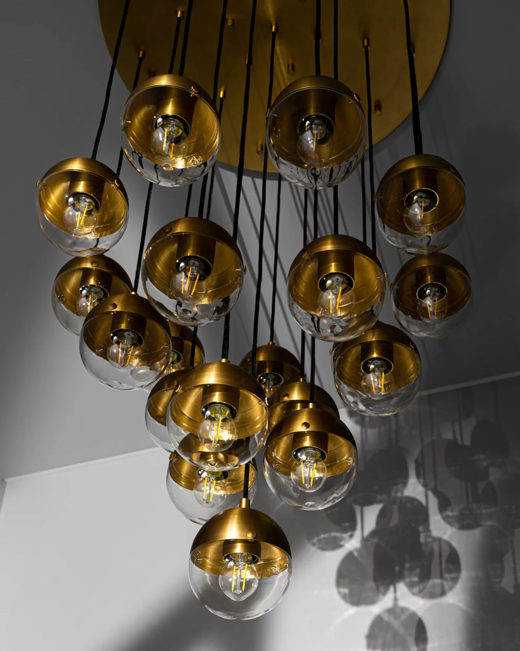 Molecule Cluster 19 Transparent Suspensions