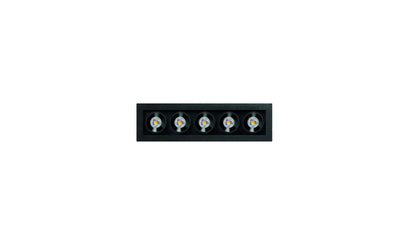 Black Foster Micro Recessed 5 3000K Spots encastrés