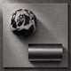 Argent terni et marbre Calacatta Black