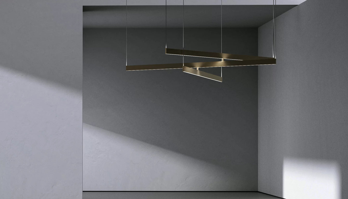 Fly So Multiple Suspensions LED Bronze nickel satin