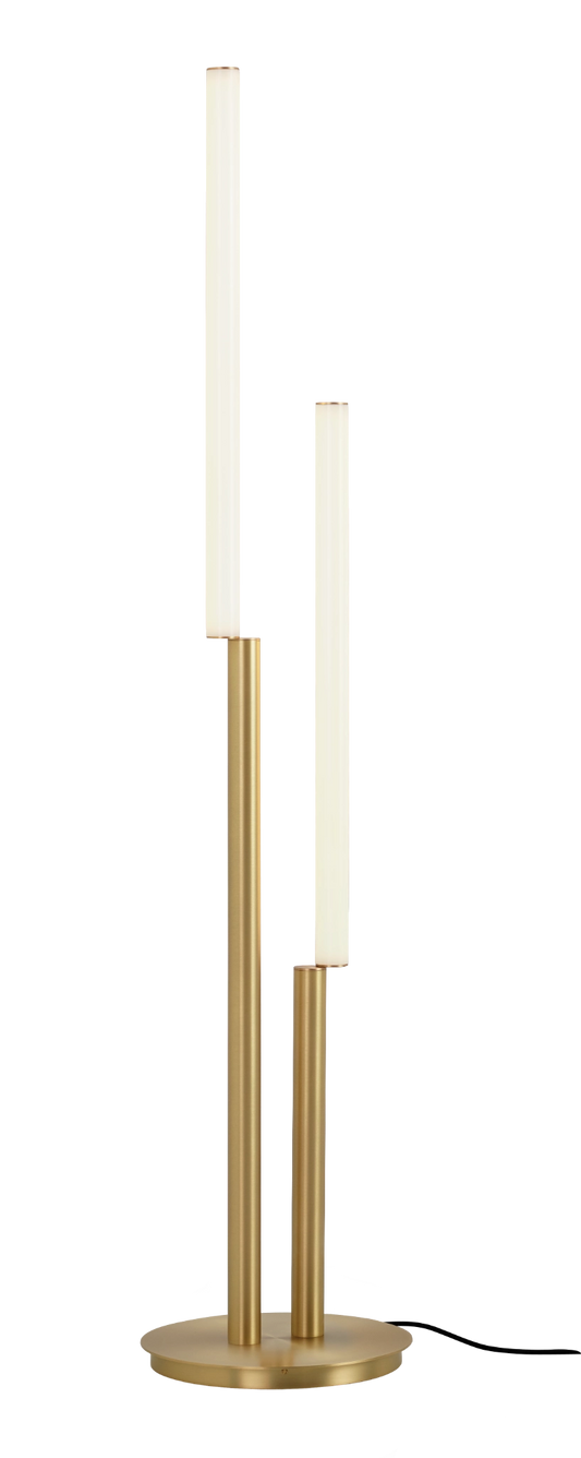Signal Duo Lampadaires LED Laiton satiné