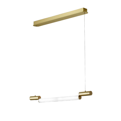 Signal 77cm Suspensions LED Laiton satiné