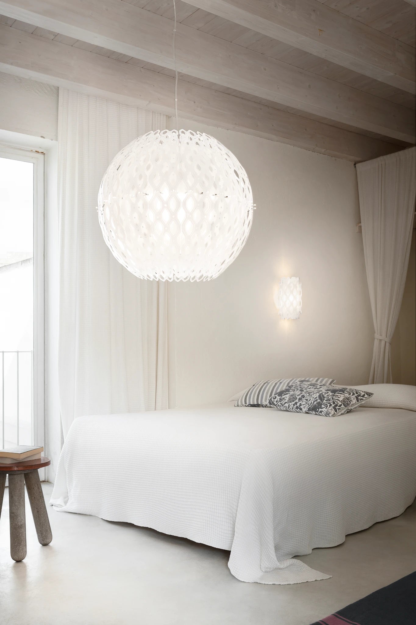 Charlotte Globe Suspensions Blanc