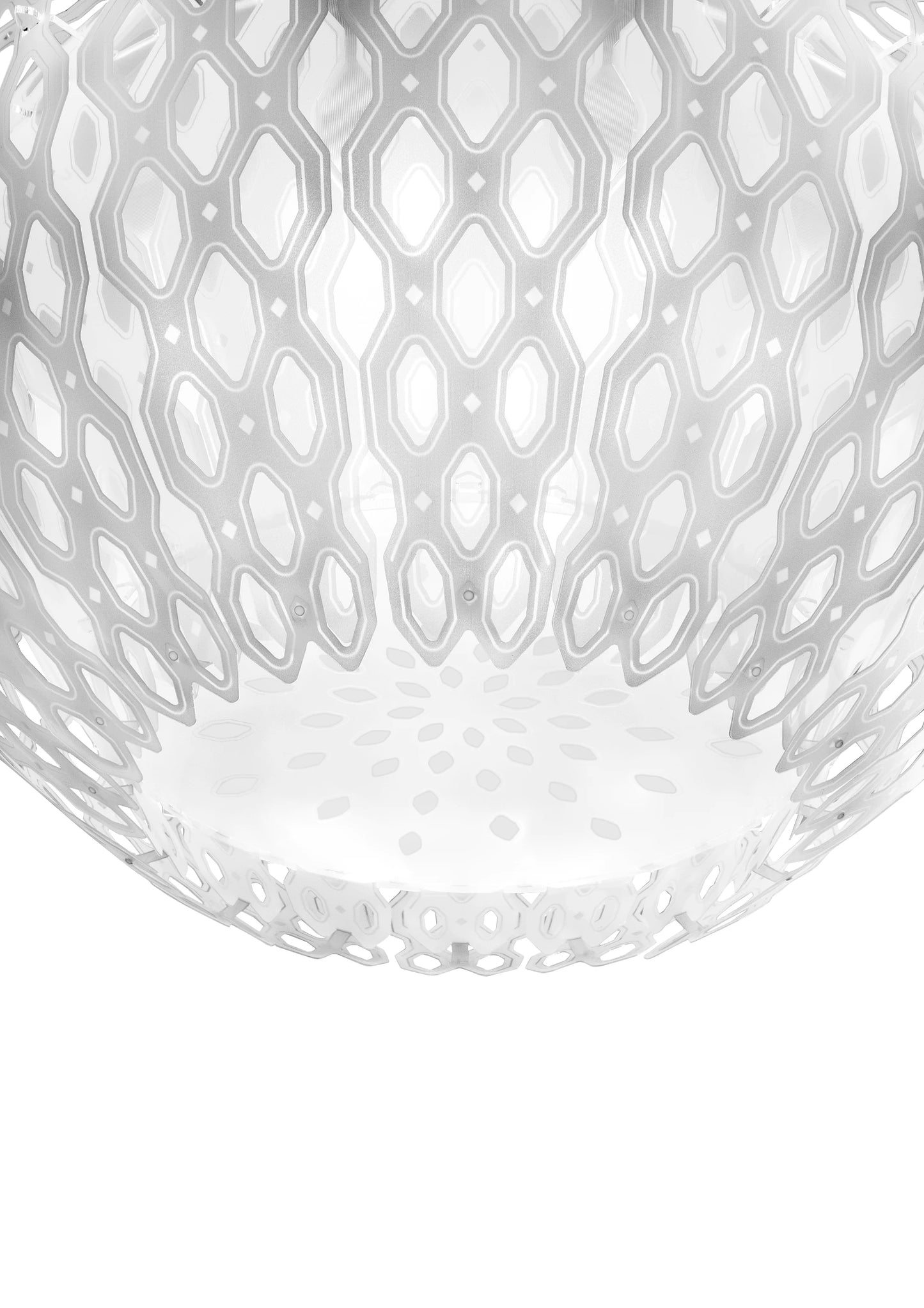 Charlotte Globe Suspensions Blanc