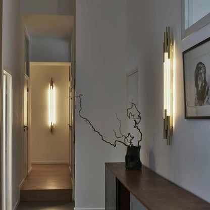 Org wall 105cm Appliques LED Doré
