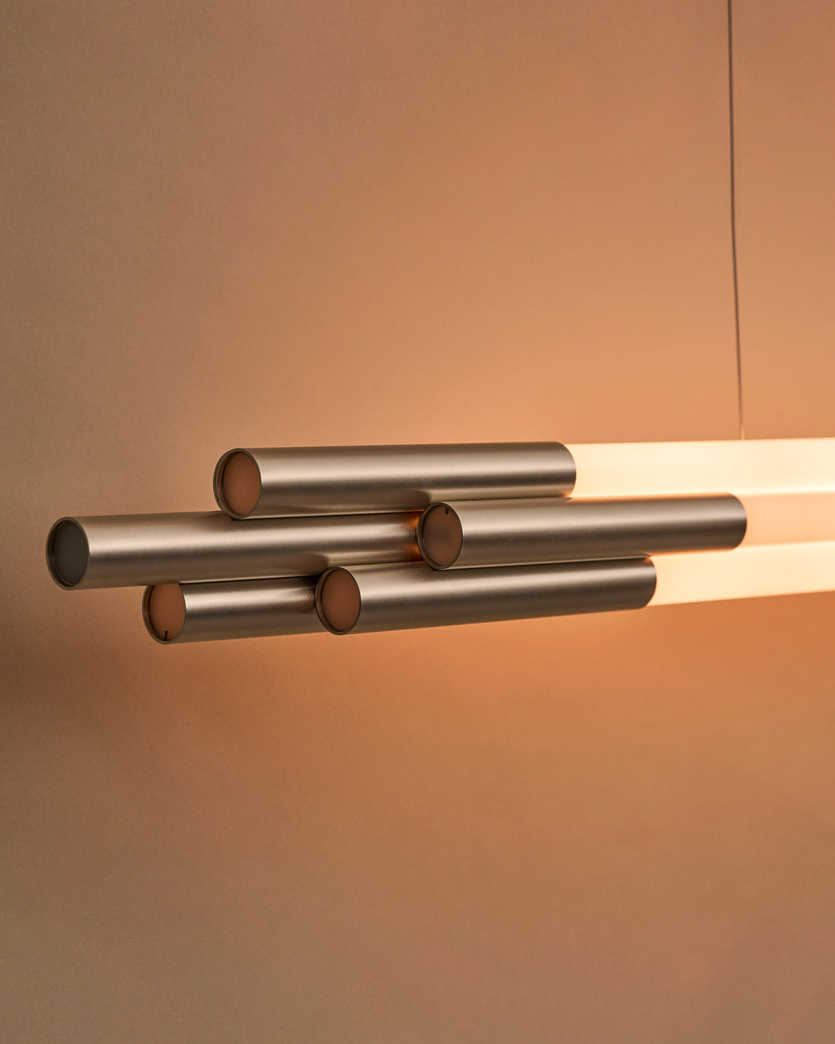 Org Horizontale 130cm Suspensions LED