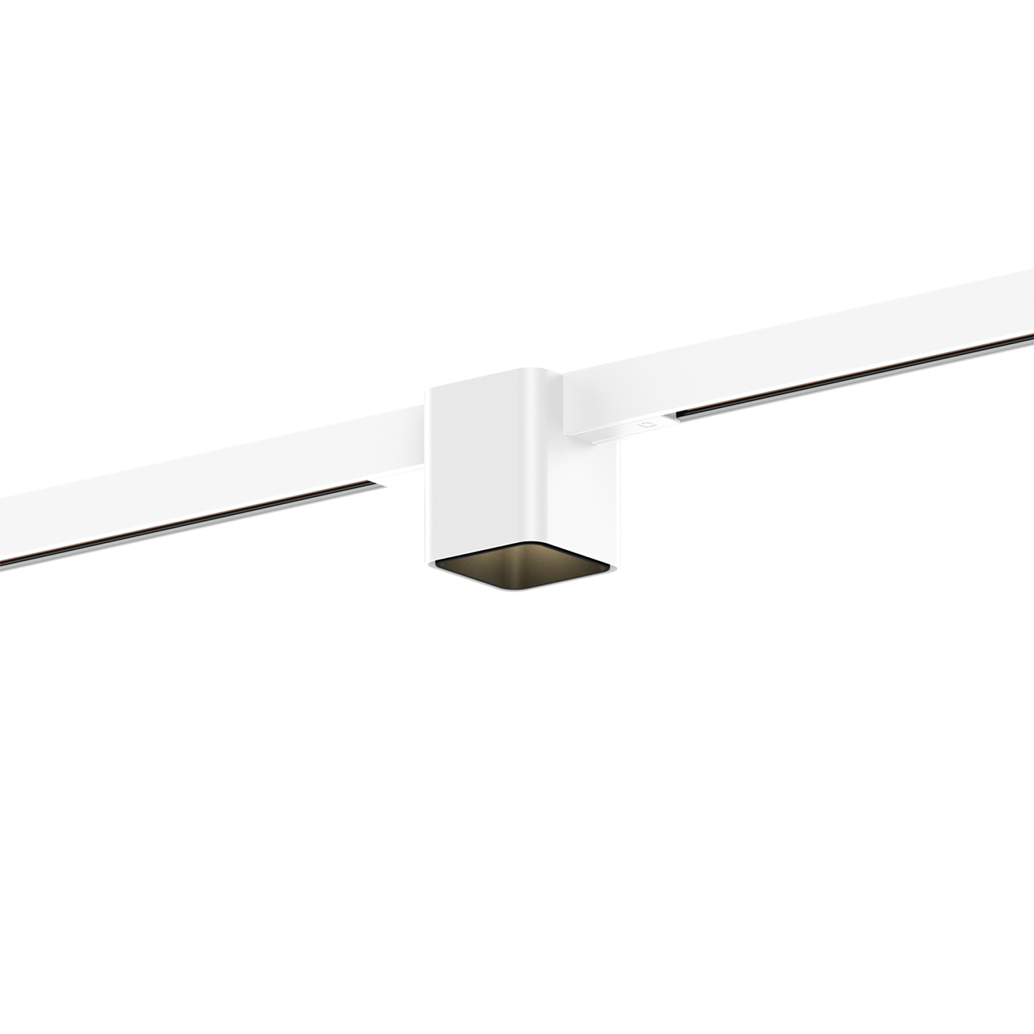 Blanc mat + Noir mat (Rail blanc)