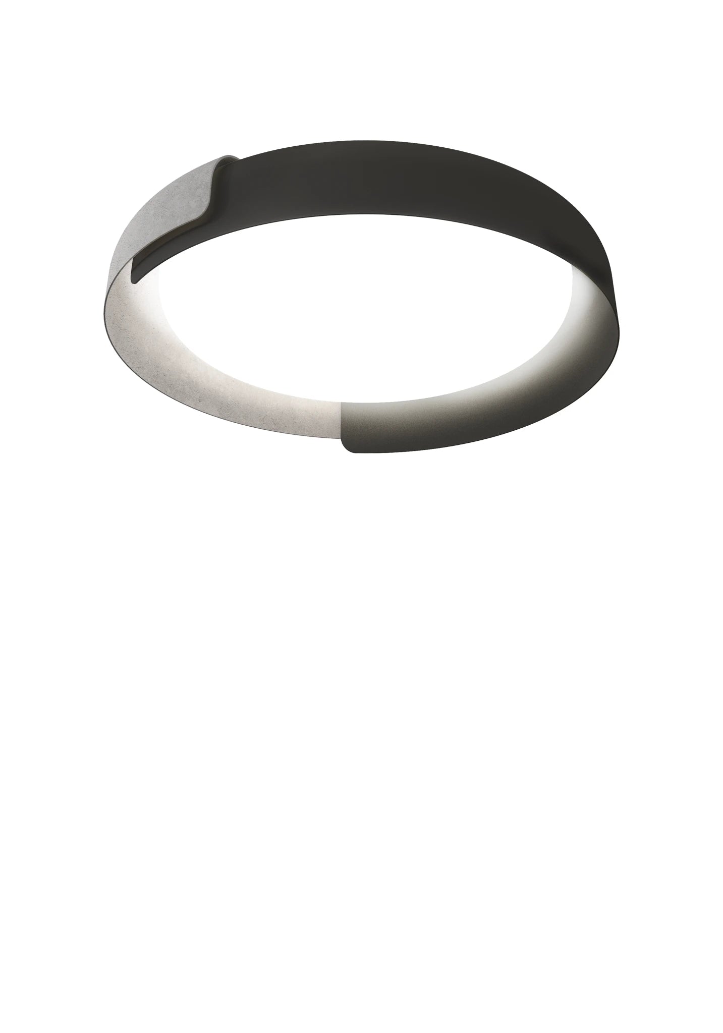 Dala 3000K Plafonniers Gris fonce Beton