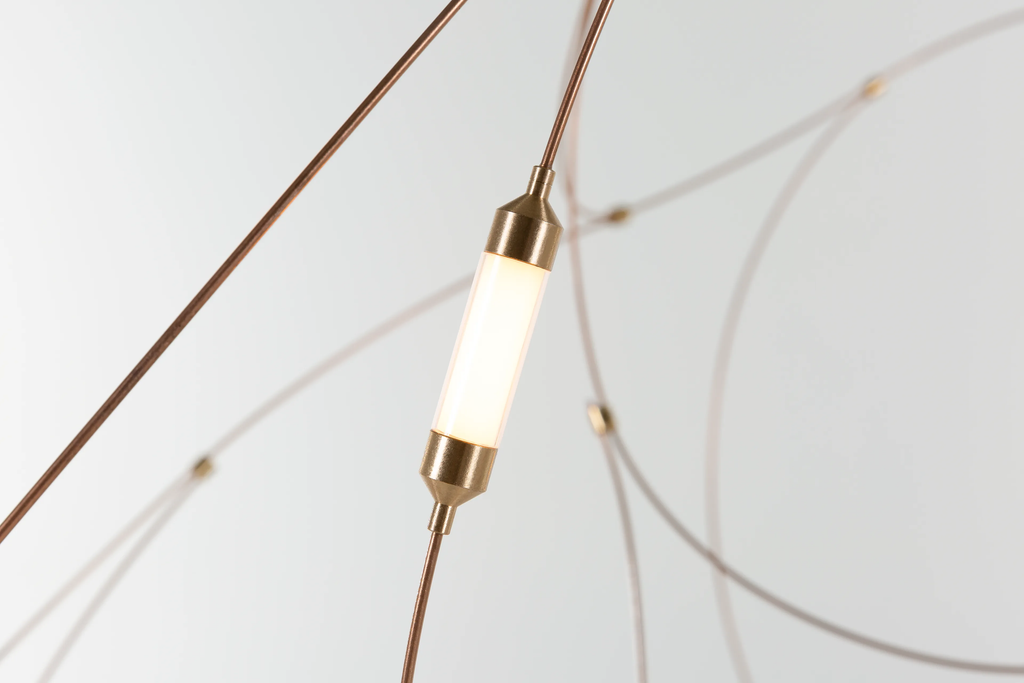 Flock of Light 21 Suspensions Bronze