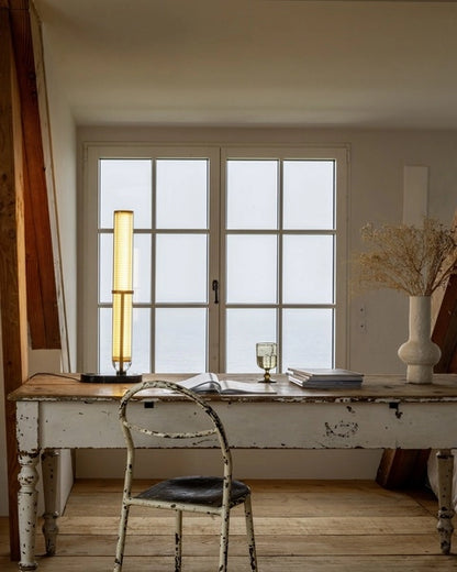 Frechin Lampes à poser LED Blanc et doré