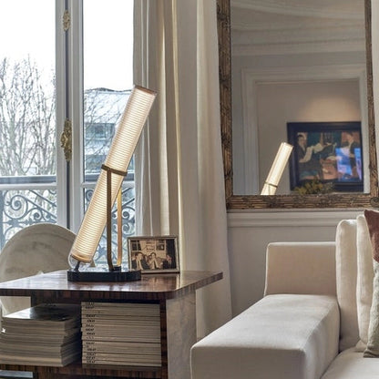 Frechin Lampes à poser LED Blanc et doré