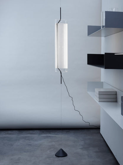 Guise verticale Suspensions LED Noir
