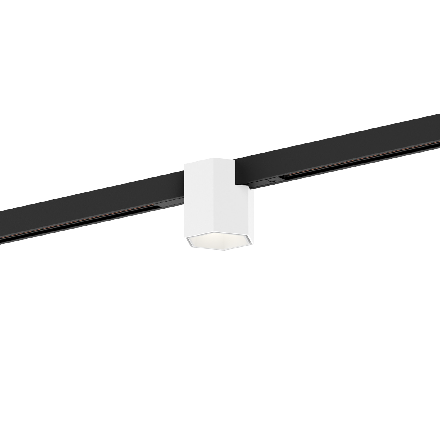 Blanc mat (Rail noir)