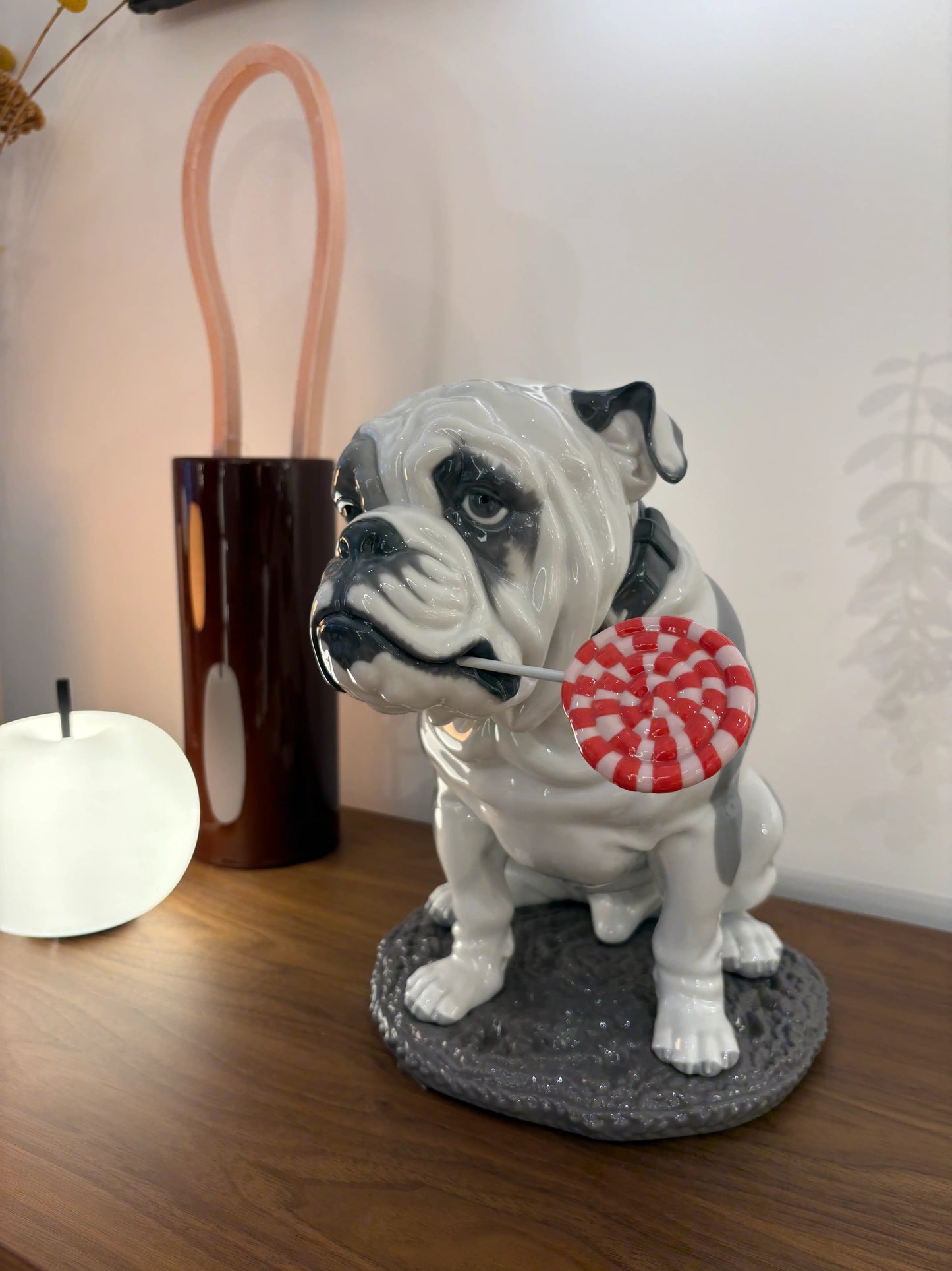 Bulldog Blanc Figurines Outlet