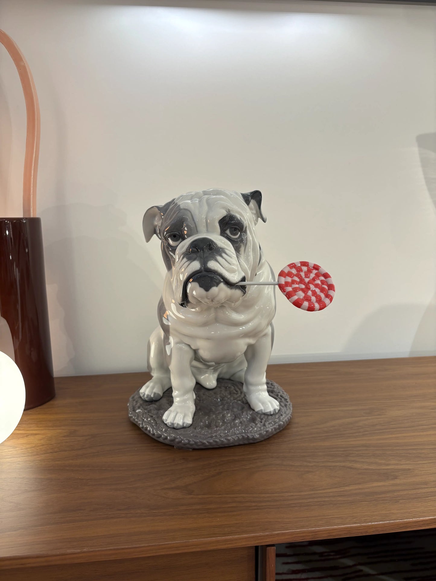 Bulldog Blanc Figurines Outlet