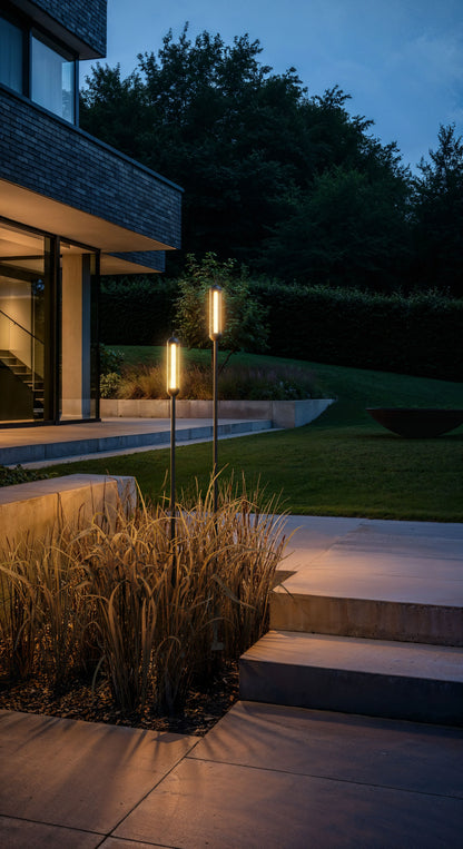 Reed Solar Set Spots Outdoor