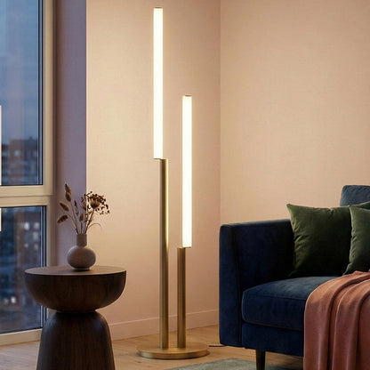 Signal Duo Lampadaires LED Laiton satiné