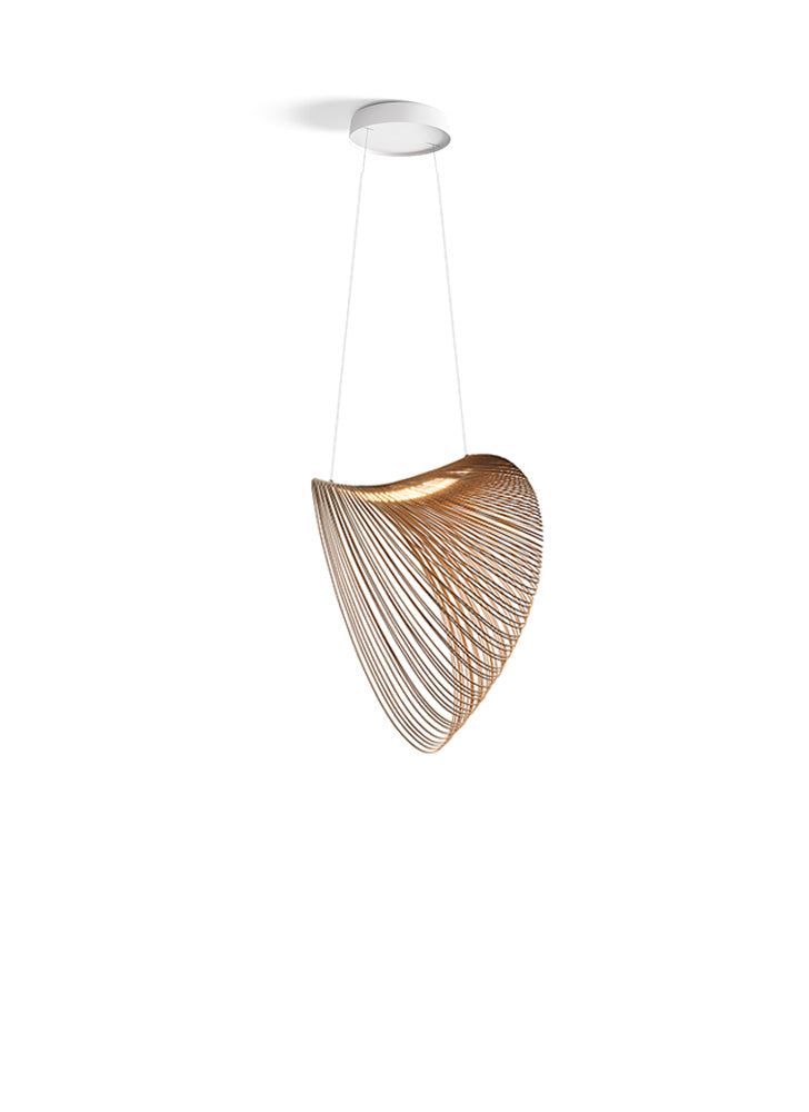 Illan Suspensions LED Bois clair Ø60cm