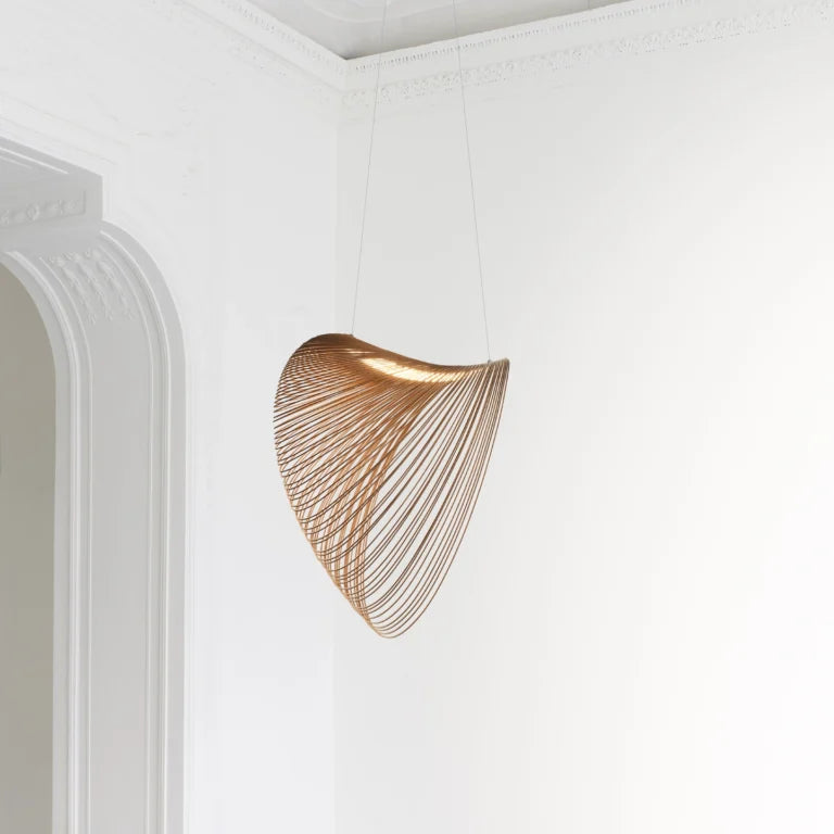 Illan Suspensions LED Bois clair Ø100cm