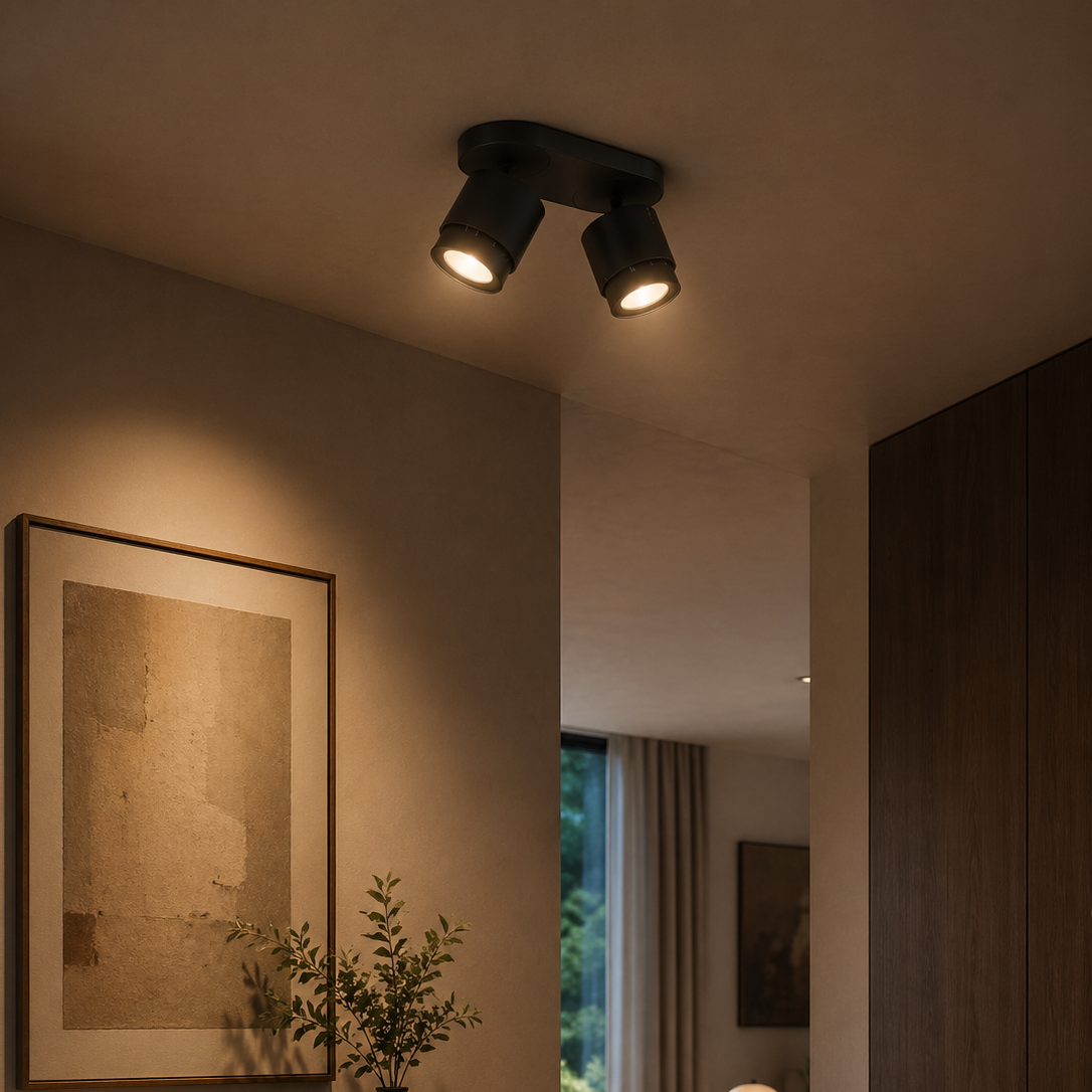 Lui Alto Doppio Spots Plafonniers