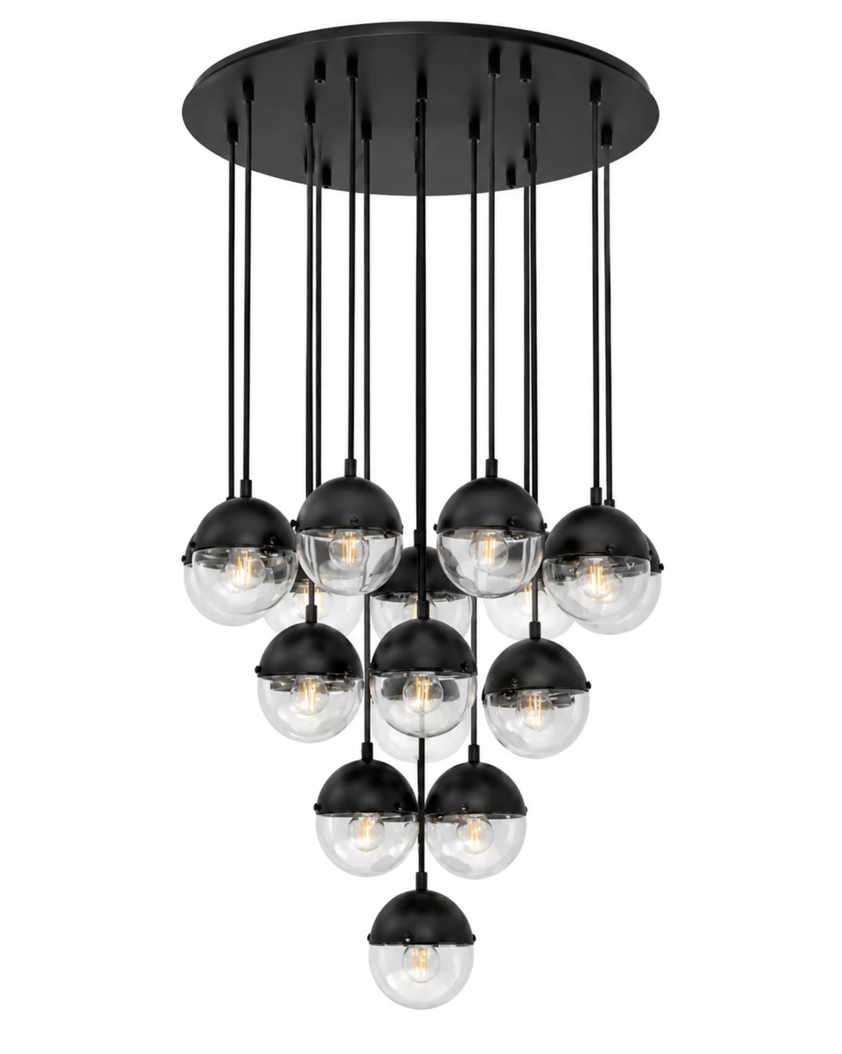 Molecule Cluster 19 Transparent Suspensions