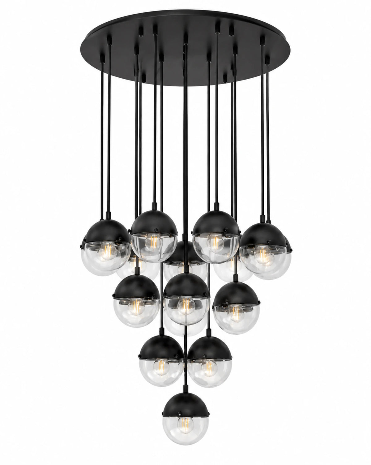 Molecule Cluster 19 Transparent Suspensions
