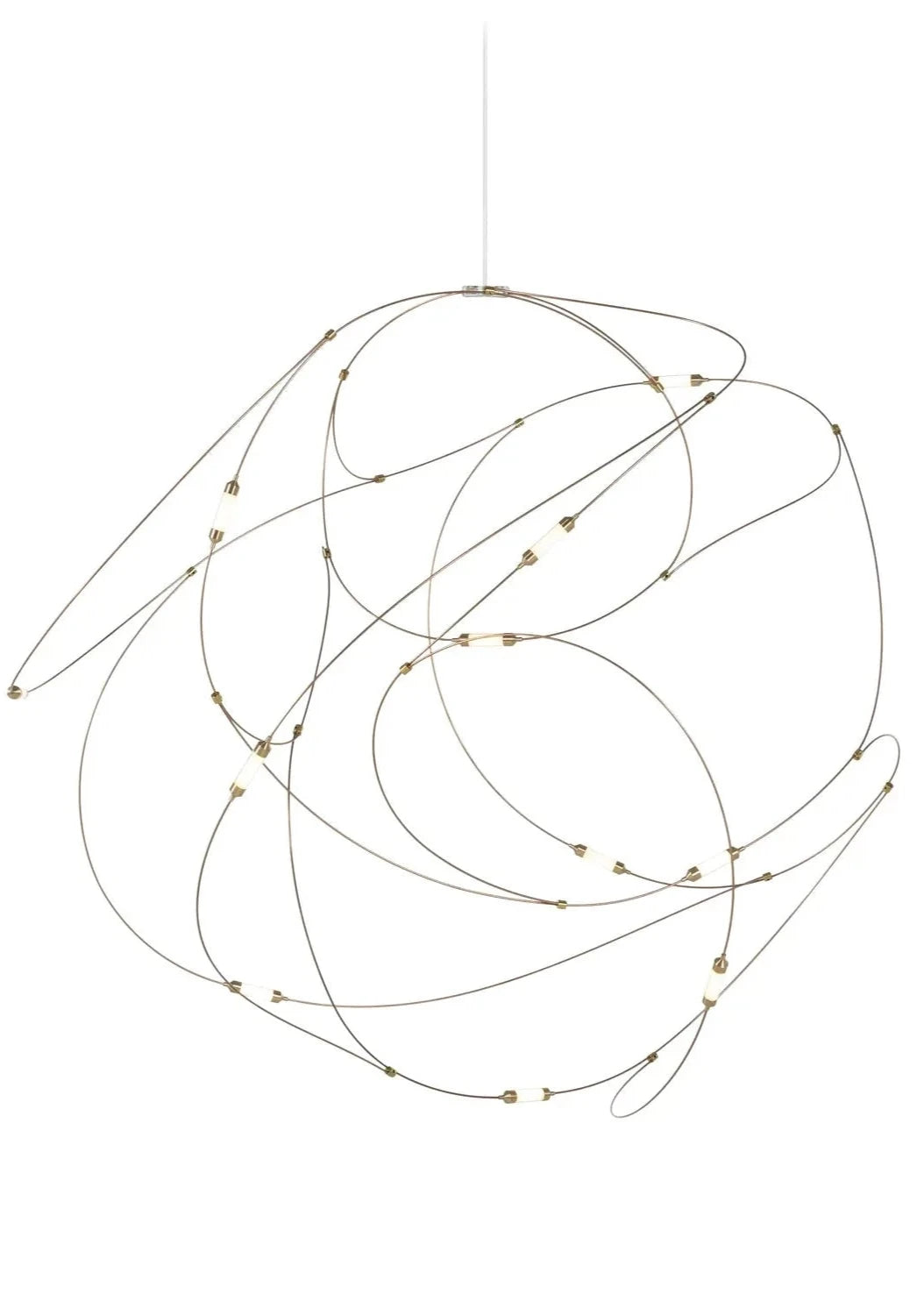 Flock of Light 11 Suspensions Bronze