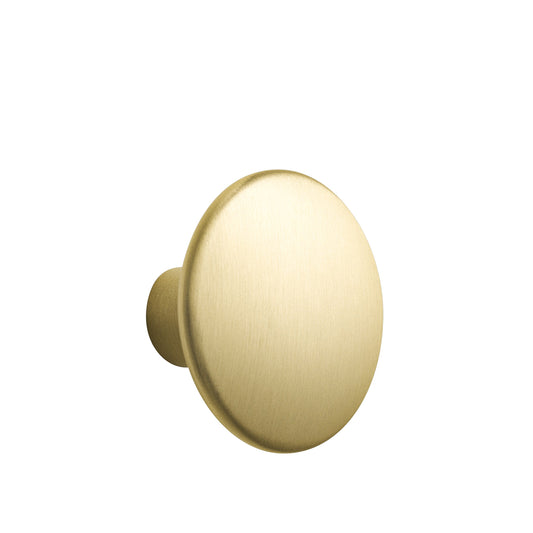 Dots Patère Métal Large ø5cm Laiton