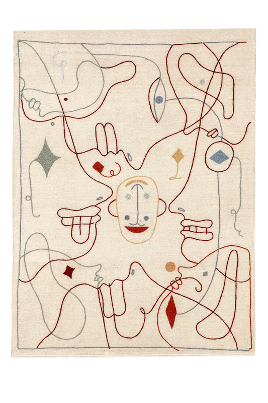 Tapis Silhouette 200x300cm Blanc