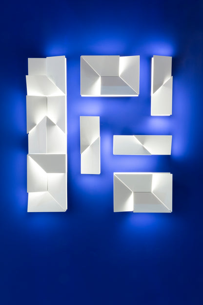 Wall Shadows Long Appliques LED Blanc