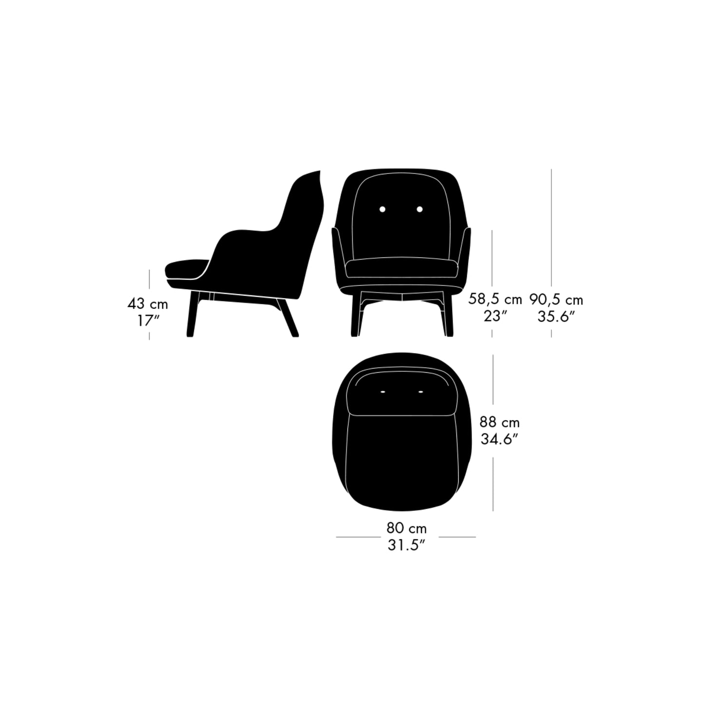Fauteuil Fri Jaune Outlet
