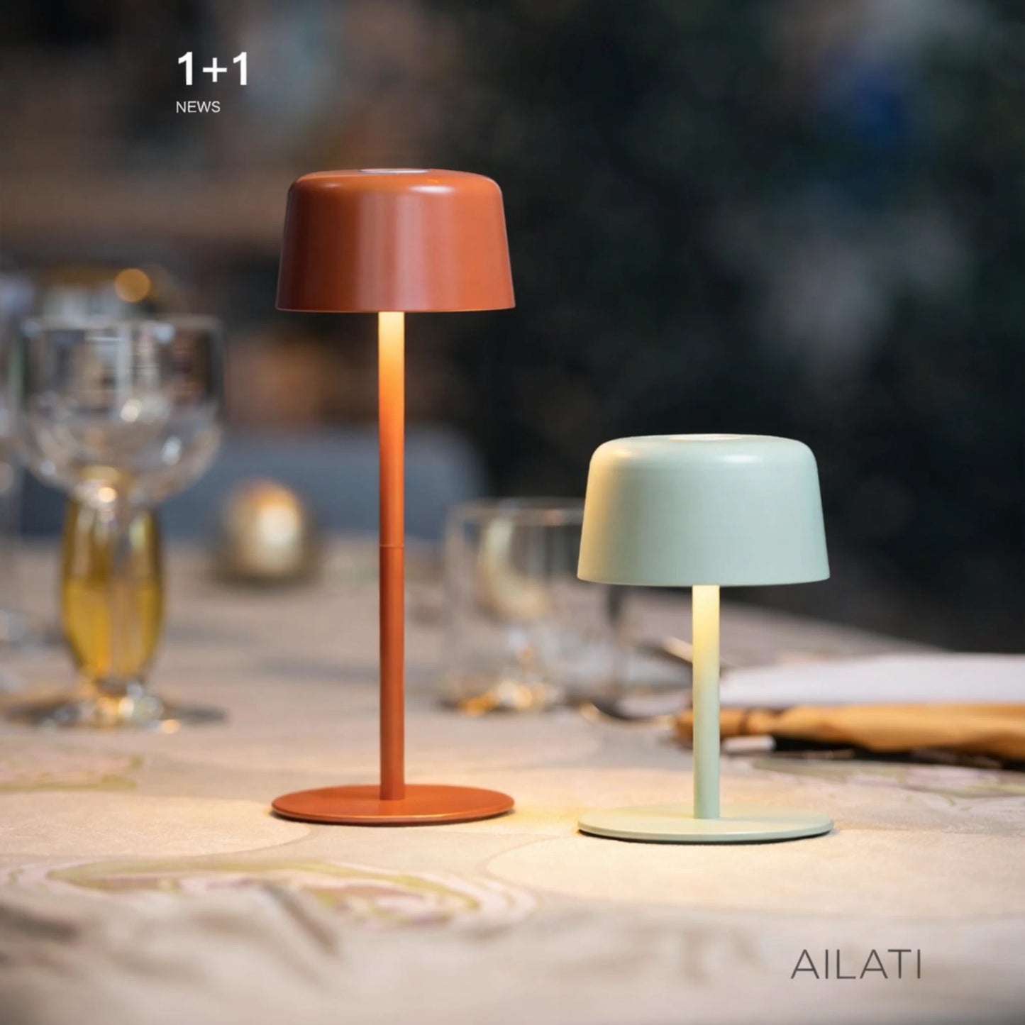 1+1 Lampe sans fil LED