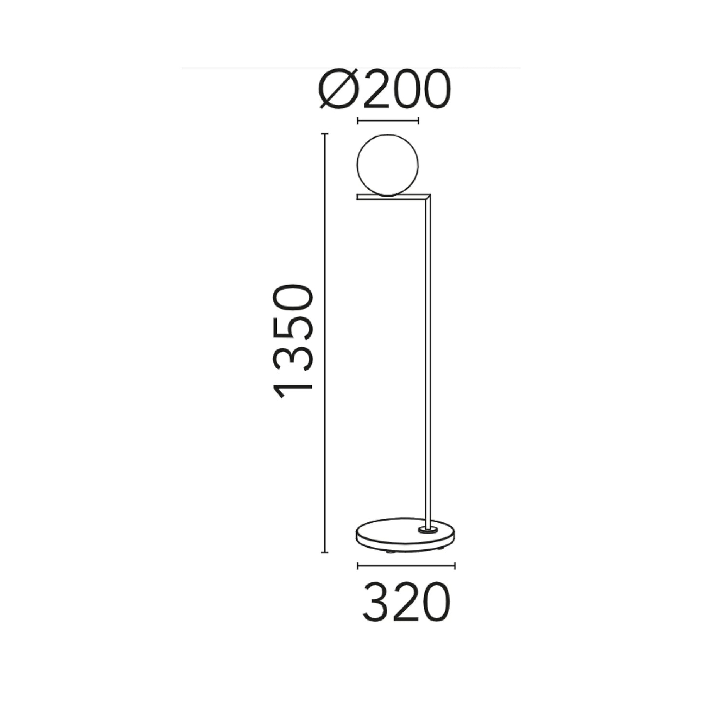 IC Lights Floor 1 Lampadaires Outdoor