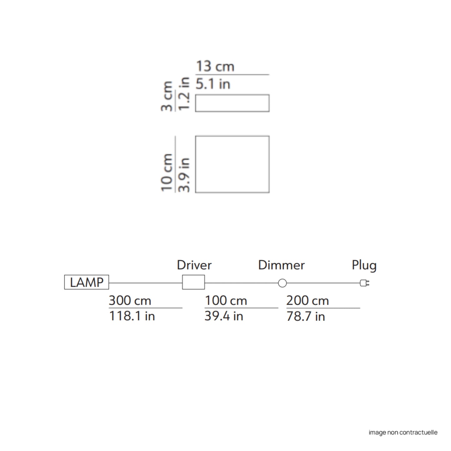 Plug kit (220-240V) pour Applique Azou