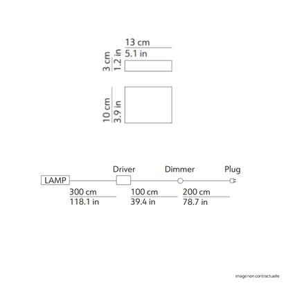 Plug kit (220-240V) pour Applique Azou