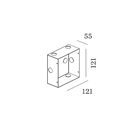 Accessoires Boîtier en béton Large