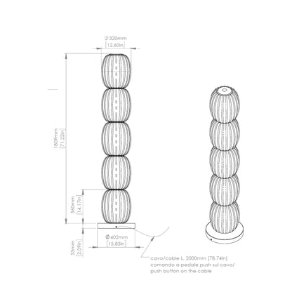 Alma Totem Lampadaires