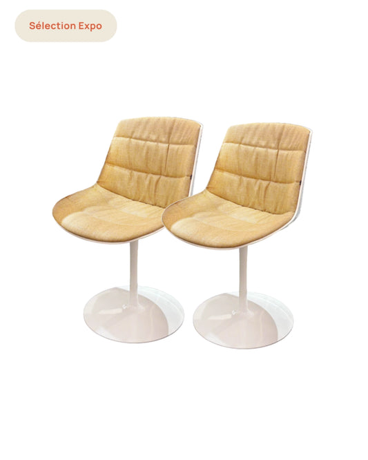 Lot de 2 Flow Chaise Jaune Outlet