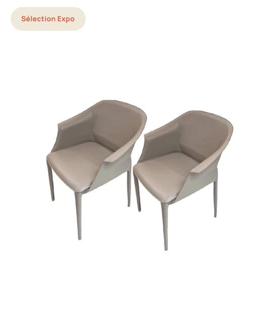 Zuleika Chaise Lot de 2 Outlet