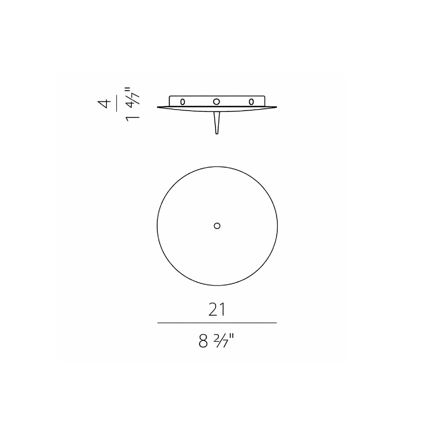 Platine pour Suspensions mutliples Olivia, Emma et Clio Accessoires