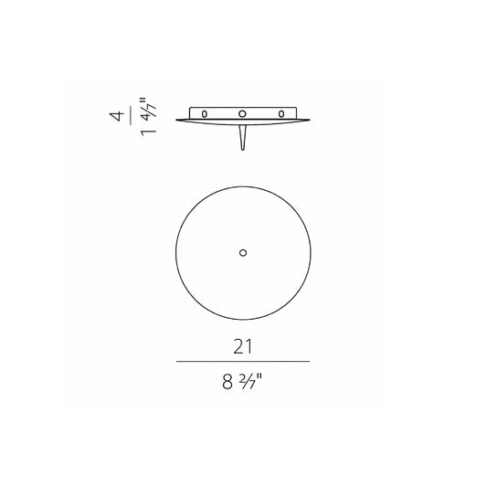 Platine pour Suspensions mutliples Olivia, Emma et Clio Accessoires