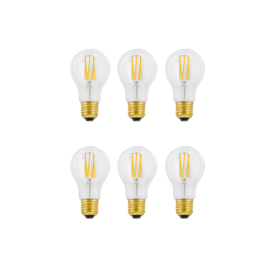 6 x Ampoules E27 A60 LED