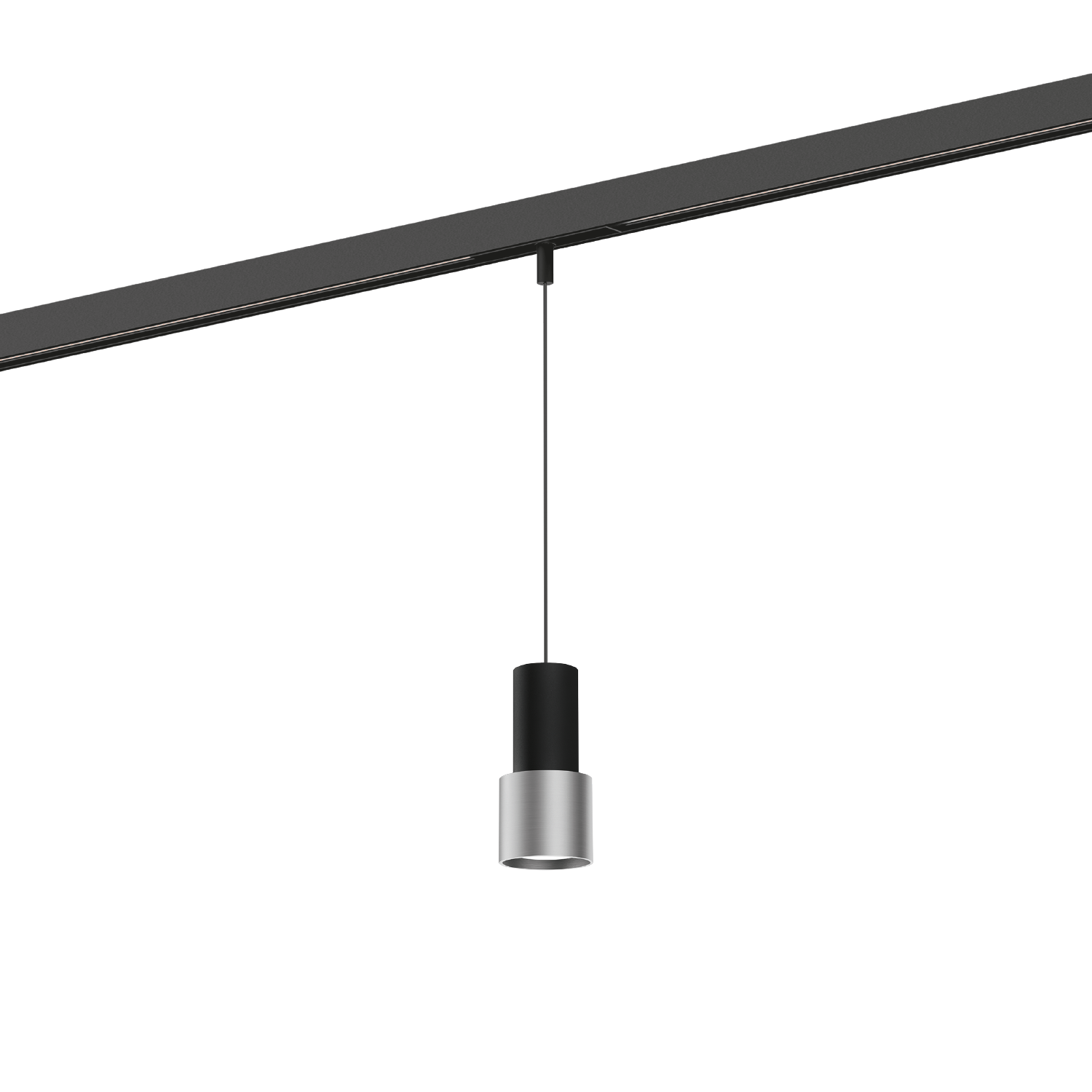 Noir mat + Aluminium brossé