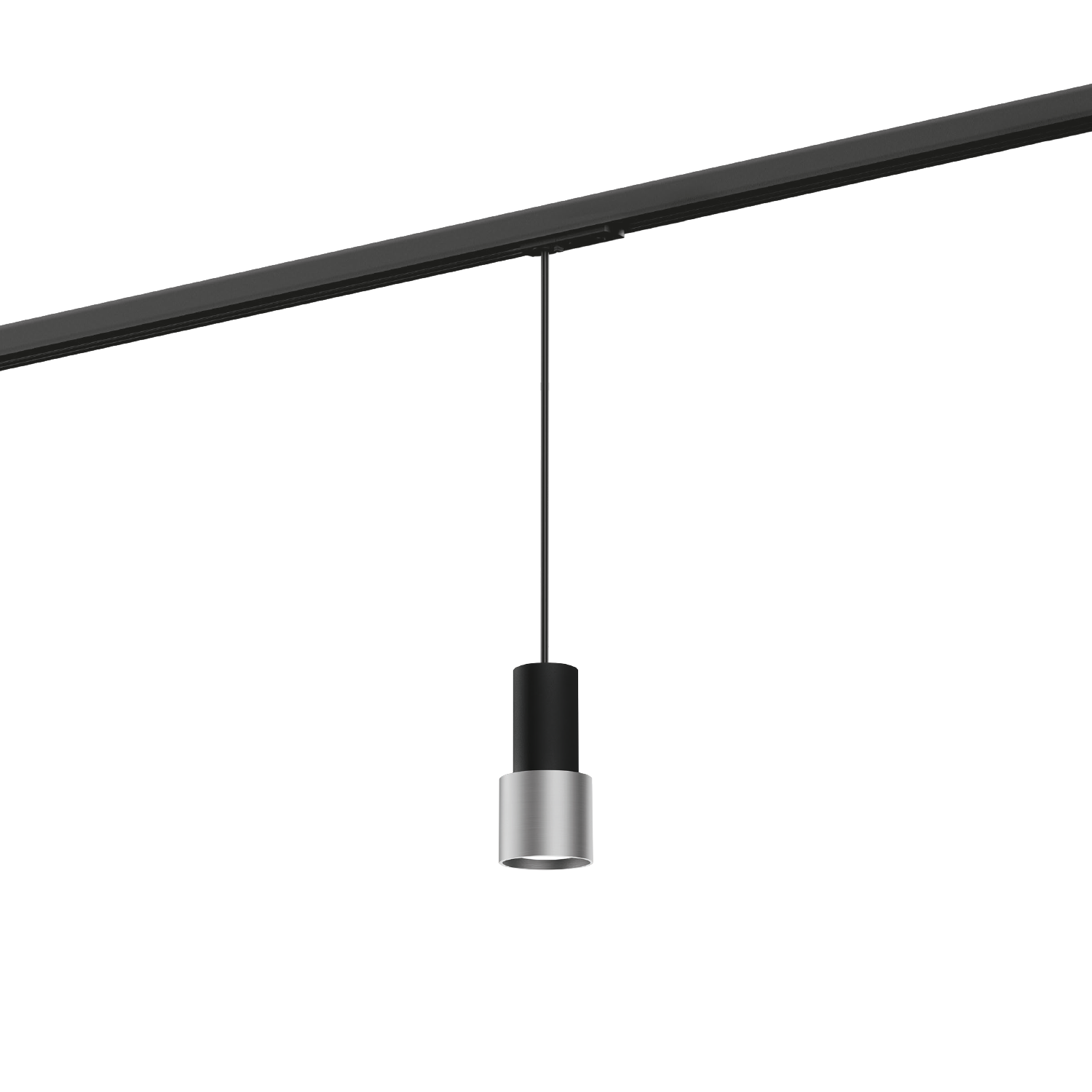 Noir mat + Aluminium brossé