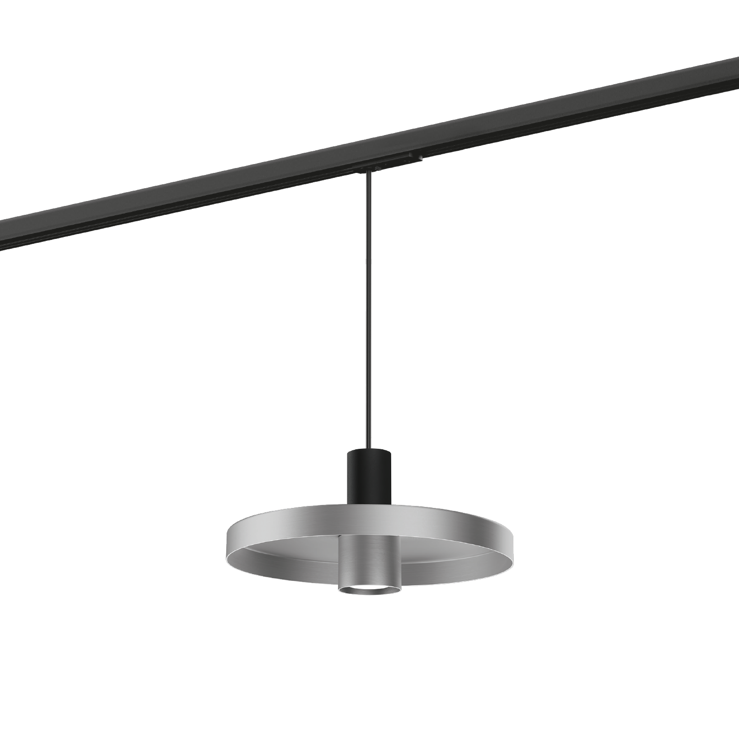Noir mat + Aluminium brossé