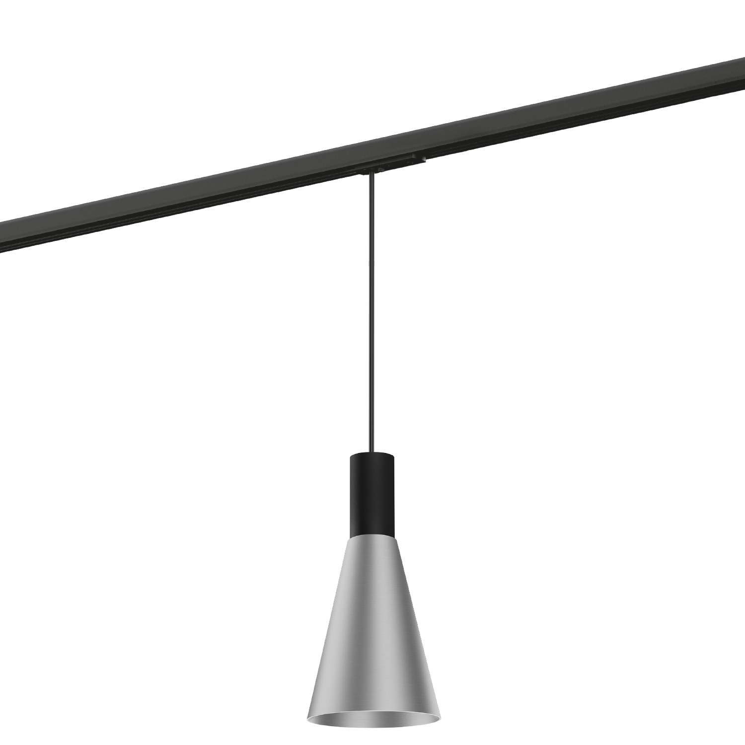 Noir mat + Aluminium brossé