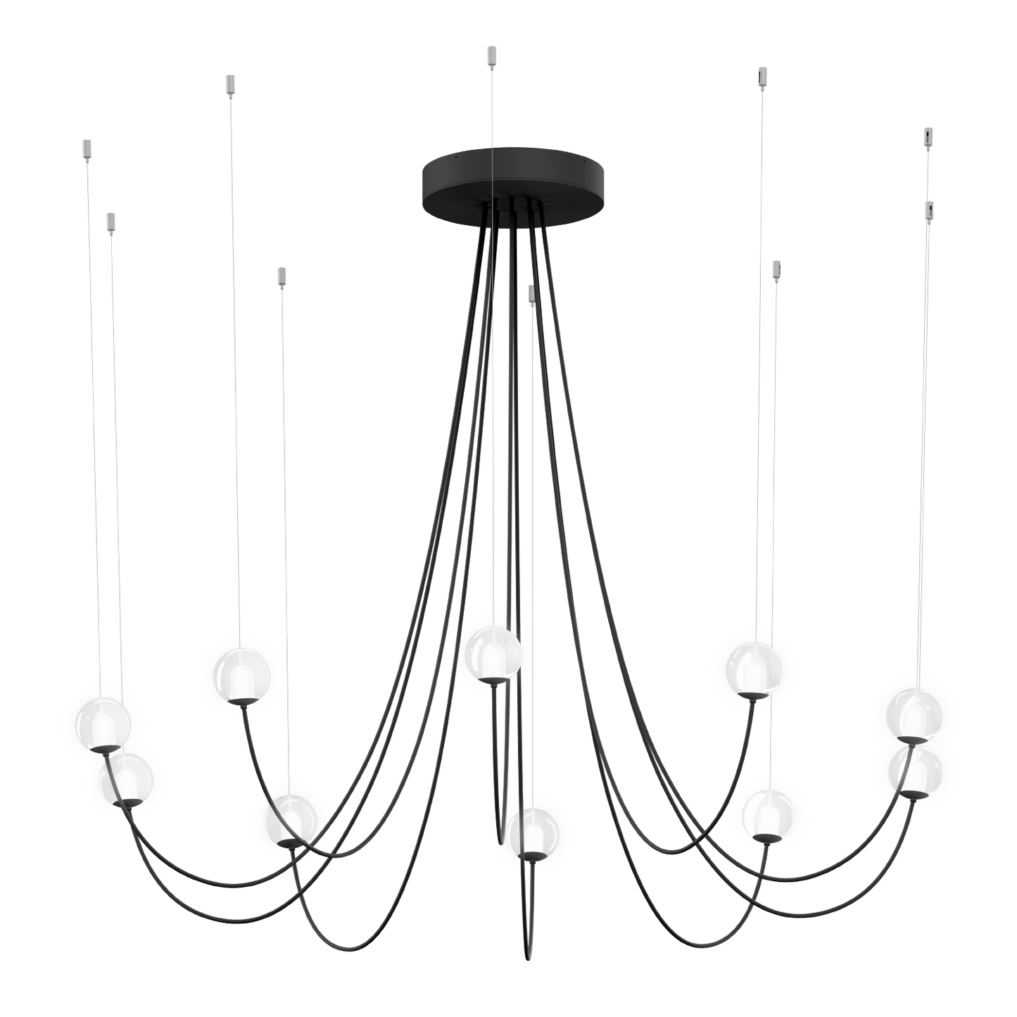 Oplia 2.0 LED 2700K 2.0m Power Cables Suspensions