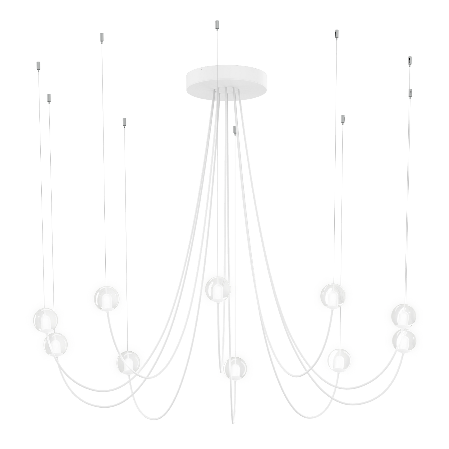 Oplia 1.0 LED 2700K 1.5m Power Cables Suspensions