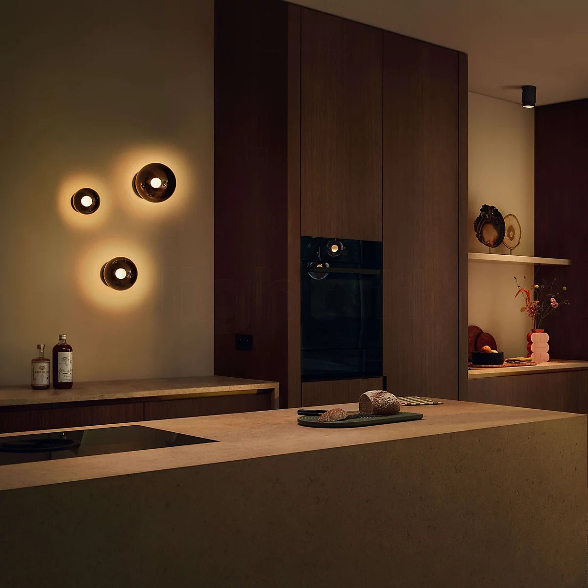 Luna scura 200 Appliques LED